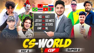 CS WORLD CUP 🏆 quot SUPER 8 quot DAY5 🥵 FT NG NXT NL AMF BRAZIL RU nonstopgaming free fire live [upl. by Anitroc]