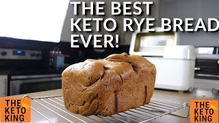 The BEST Keto Bread EVER  Keto Rye  Keto yeast bread  Low Carb Bread  Bread Machine Recipe [upl. by Yeldua]