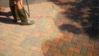 Sealing block paving driveway 3 [upl. by Siradal]