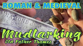 Mudlarking with OldFatherThames Finds from Roman amp Medieval London Come Mudlarking with Me [upl. by Fifi]