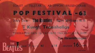 The Beatles  Live at Kungliga Tennishallen Stockholm Sweden  10261963 Short Clips [upl. by Ennybor]