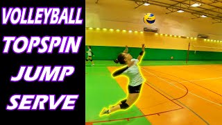 Volleyball Topspin Serve Training 2021VOLLEYBALL GOPRO [upl. by Akihdar]