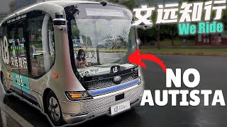 IL PRIMO BUS ELETTRICO CINESE CON LA GUIDA AUTONOMA AL 100 LIVELLO L4 [upl. by Nnayar]