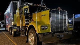 Kenworth 12V71 Detroit Diesel arrives at TT circuit Assen [upl. by Giacamo]