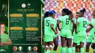 Super Falcons squad vs Cameroon  U17s vs Burkina Faso  Falconets African Games [upl. by Lamiv]