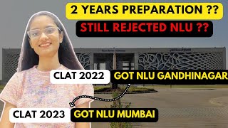 Why Did I Reject NLU After Preparing 2 Years for CLAT😱❓  My Journey from Zero to Hero💅💯🔥 [upl. by Resaec]