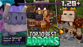 😲10 MEJORES ADDONS SURVIVAL Para MINECRAFT PE 120 BedrockPE ADDONS PARA MINECRAFT BEDROCK 120 [upl. by Trebmal545]