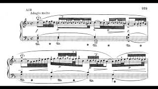 Georg Friedrich Händel  Suite No 3 in D minor for Harpsichord HWV 428 1720 ScoreVideo [upl. by Elyag]