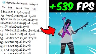 The BEST Game User Settings in Fortnite CHAPTER 5 ULTIMATE FPS [upl. by Akemit]