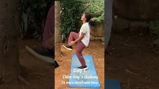 Day 119 2024 Shred and Tone Challenge  ytshorts chloetingworkout shorts chloeting [upl. by Ynnoj]