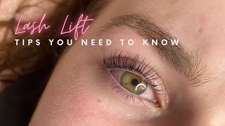 Lash lift tips amp tricks [upl. by Anaib215]