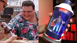 Unboxing Jurassic Park’s talking shaving cream can with tiny Dennis Nedry inside [upl. by Roseanna313]