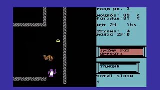 Temple of Apshai  C64  Best Dungeon Games Epyx 1983 [upl. by Lucia]