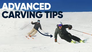 ADVANCED CARVING TIPS  How To Ski More Dynamically [upl. by Acacia]