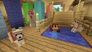 Minecraft Xbox  Stampys Wolf Pack 109 [upl. by Nwadrebma156]