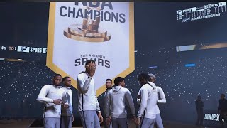 NBA 2K25 My Career ring award ceremony part 45 [upl. by Colene]