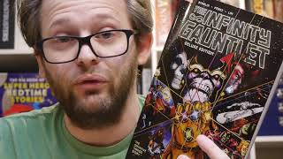 Marvel Comics Review The Infinity Gauntlet Deluxe Edition [upl. by Etat]