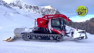 Großeinsatz auf der Skipiste • PistenBullys 600 • Kässbohrer • Pistenraupen • Hintertuxer Gletscher [upl. by Peggie]