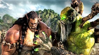 Durotan x Guldan  Duelo épico de ogros  Warcraft O Primeiro Encontro de Dois Mundos  Clipe [upl. by Strohl]