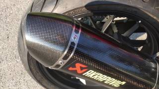 Akrapovic Comparison  Honda CB500F [upl. by Ellehcem]