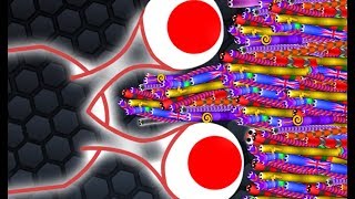 Slitherio Immortal Snake Hack Secret Bots in Slitherio EPIC SLITHERIO GAMEPLAY [upl. by Rodablas512]