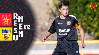 RESUMEN Damm CF vs RCD Mollerussa Alevín U12 Vila Corbera 2023 [upl. by Anneirb]