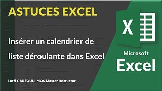 Insérer un calendrier de liste déroulante dans Excel 📆 [upl. by Nnayrrehs557]