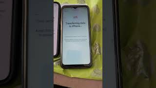 TRANSFERRING DATA SAMSUNG TO IPHONE data transferring iphone iphone13 [upl. by Ynnek]