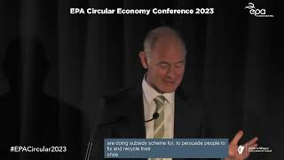 EPA Circular Economy Conference 2023 Minister Ossian Smyth [upl. by Deckert]