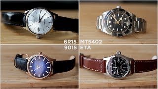 Seiko 6R15 vs 7S26 vs NH35 vs Miyota 9015 vs ETA vs Tudor  Watch Accuracy Test [upl. by Ardnikat]