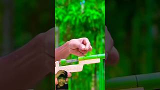 spring wali Banduk bambooshoot bamboo automobile diy toys shorta vlog [upl. by Alleul531]