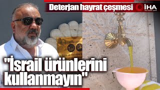 Deterjan Hayrat Çeşmesiyle İsraile Karşı Protestoda Çığır Açtı [upl. by Candless]