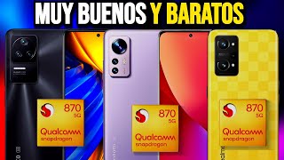 Los 3 Mejores Celulares con Snapdragon 870 Muy Baratos en 2023 😱 [upl. by Lhamaj621]