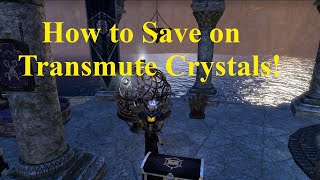 ESO How to Use Less Transmute Crystals [upl. by Oramlub]