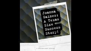 Joanna Gaines A Texas Size Success Story [upl. by Eisor265]