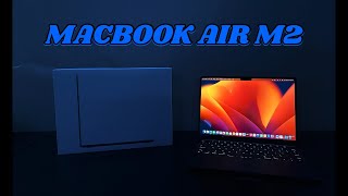 MACBOOK AIR M2 UNBOXING  REVIEW 😍 [upl. by Regnig]