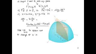 Calc 3 146 Notes Directional Derivatives and the Gradient Vector [upl. by Ysnap]