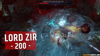 Tormented Echo of Lord Zir 200 Diablo 4 Patch 14 uber boss gameplay [upl. by Sy490]