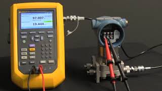 How to Calibrate a HART Pressure Transmitter From a Downloaded Task With The Fluke 729 [upl. by Ninetta]