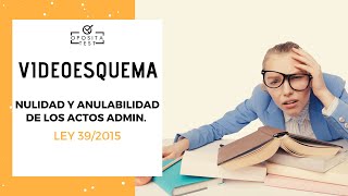 📚 Aprende la Nulidad y anulabilidad de los actos administrativos Ley 392015 [upl. by Paine271]