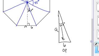 How to find the area of an Octagon [upl. by Nahtnahoj]