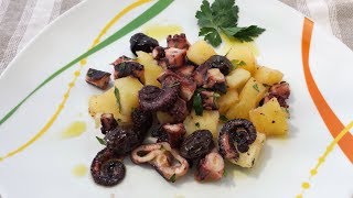 Insalata di POLPO con Patate  Come Pulire e Cucinare il POLPO lasciandolo MORBIDO [upl. by Llerrit319]