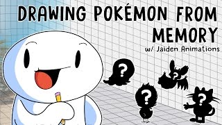 Drawing Pokémon From Memory w Jaiden Animations [upl. by Auof289]