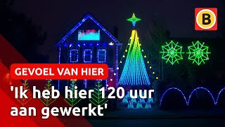 ZIEN Adembenemende kerstlichtshow in voortuin van Denie  Omroep Brabant [upl. by Sterrett]