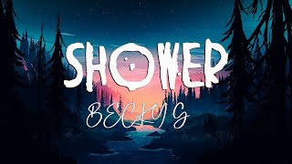 Shower  Becky G  Lyrics Video [upl. by Tuckie]