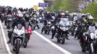 Motorradtreffen beim Anlassenquot am Nürburgring 28042024 [upl. by Nedroj]