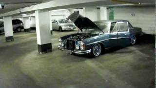 MERCEDESBENZ 300 SEL 63 START UP amp AIR SUSPENSION LIFT [upl. by Eleni326]