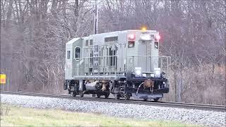 MTA Wabtec MPI R255 HL001 Locomotive up close [upl. by Dnalevets481]