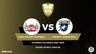 WNBL1 Team Solent Kestrels v Ipswich Basketball Club  040323 [upl. by Cari70]