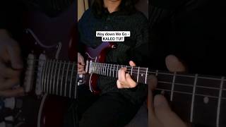 Way down We Go  KALEO guitartutorial tabs waydownwego kaleo electricguitar guitarrmoon fyp [upl. by Harald]